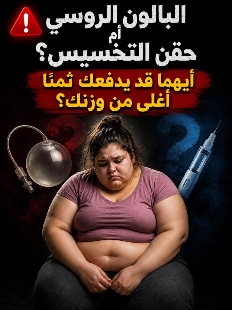 البالون الروسي أم حقن التخسيس؟ ما الذي يجب أن يعرفه مرضى السمنة قبل اتخاذ القرار؟